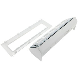 5-fach Steckdosenblock, weiß 250V~/ 16A, Aufbaumontage