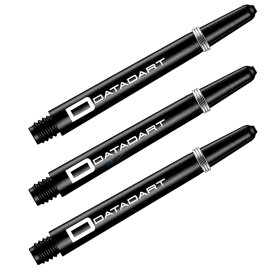 Datadart Signature Nylon Shaft Dartshaft mit Federring Design 2020 Schwarz M Mittel