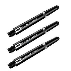 Datadart Signature Nylon Shaft Dartshaft mit Federring Design 2020 Schwarz IM Intermediate