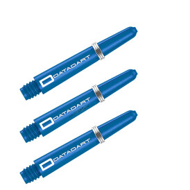 Datadart Signature Nylon Shaft Dartshaft mit Federring Design 2020 Blau S Kurz
