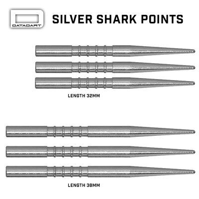 Datadart Dart Steel Tip Dart Points Standard, Shark, Ghost Dart Wechsel- Spitzen