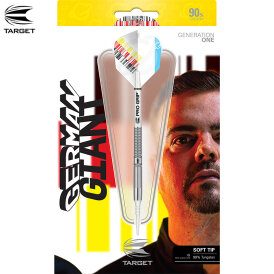 Target Soft Darts Gabriel Clemens German Giant Gen 1 Generation 1 90% Tungsten Softtip Darts Softdart 19 g