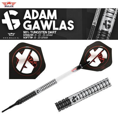 BULLS NL Soft Darts Adam Gawlas Matchdart 90% Tungsten Softtip Darts Softdart 20 g