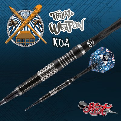 Shot Soft Darts Tribal Weapon Koa 90% Tungsten Softtip Darts Softdart