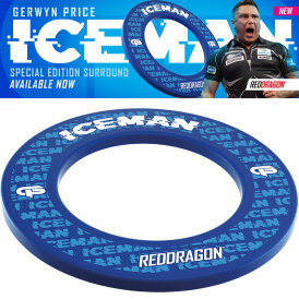Red Dragon Surround Gerwyn Price ICEMAN Edition Dartboard Surround / Dart Catchring
