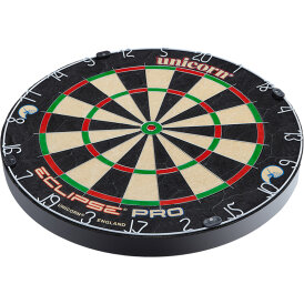unicorn Eclipse Pro Bristle Dartboard Turnierboard Dartscheibe und Surround Schwaz Plain / Einfarbig