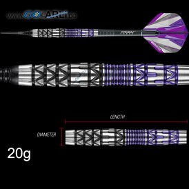 Winmau Soft Darts Simon Whitlock Spezial Special Edition Softtip Dart Softdart 90% Tungsten 22 g