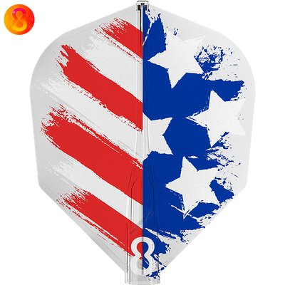 8 Flight Target Dart USA Flagge USA Flag Design 2020 Nr.6