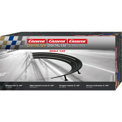 Carrera Evolution Digital 124 Digital 132 Steilkurve 3/30 Grad 20576