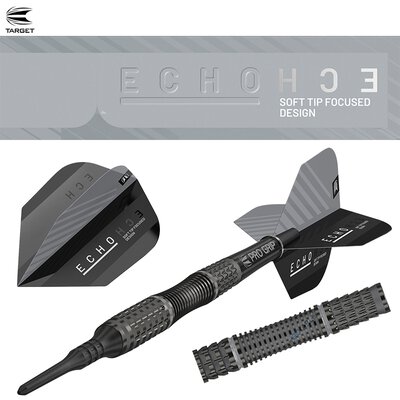 Target Soft Darts ECHO 13 90% Tungsten Softtip Darts Softdart