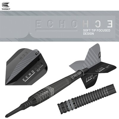 Target Soft Darts ECHO 14 90% Tungsten Softtip Darts Softdart