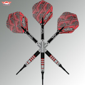 BULLS Soft Darts Bull´s powered by Shot Darts Max Hopp 90% Max90 3.0 Gen 3 Softtip Darts Softdart 22 g