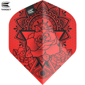 Target INK Pro Ultra Dart Flight - Dartflights Design 2020 Nr. 2 Rot