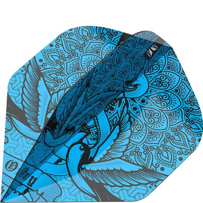 Target INK Pro Ultra Dart Flight - Dartflights Design 2020 Nr. 2 Blau