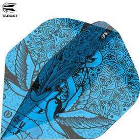 Target INK Pro Ultra Dart Flight - Dartflights Design 2020 Nr. 2 Blau