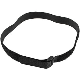 Klettband mit Öse 5er Pack Schwarz Kabelbinder Tragkraft von 15 Kg 500 x 20 mm