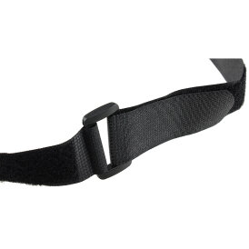 Klettband mit Öse 5er Pack Schwarz Kabelbinder Tragkraft von 15 Kg 800 x 30 mm