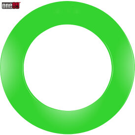 one80 Dart Surround Dartboard Polyurethan plain unbedruckt einteilig Grün