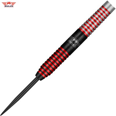 BULLS NL Steel Darts Phantom Grip Red 90% Tungsten Steeltip Darts Steeldart 25 g