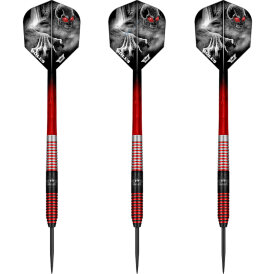 BULLS NL Steel Darts Phantom Grip Red 90% Tungsten Steeltip Darts Steeldart 25 g