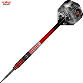 BULLS NL Steel Darts Phantom Grip Red 90% Tungsten Steeltip Darts Steeldart 25 g