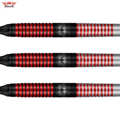 BULLS NL Soft Darts Phantom Grip Red 90% Tungsten Softtip Darts Softdart 22 g