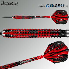 Harrows Steel Darts Fire Inferno 90% Tungsten Steeltip Dart Steeldart 22 g