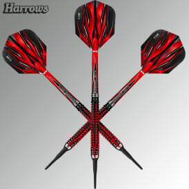 Harrows Soft Darts Fire Inferno 90% Tungsten Softtip Dart Softdart