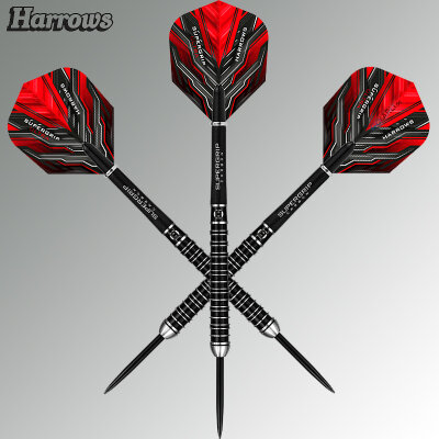 Harrows Steel Darts Supergrip Ultra 90% Tungsten Steeltip Dart Steeldart 30 g