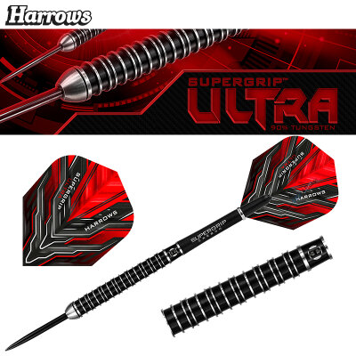 Harrows Steel Darts Supergrip Ultra 90% Tungsten Steeltip Dart Steeldart 30 g