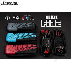 Harrows Blaze Fire Dart Case Darttasche Dartcase Dartbox Wallet Schwarz
