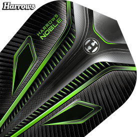 Harrows Noble Dart Flight Dartflight speziell laminiert Grün
