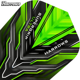 Harrows Supergrip Ultra Dart Flight Dartflight speziell laminiert Grün