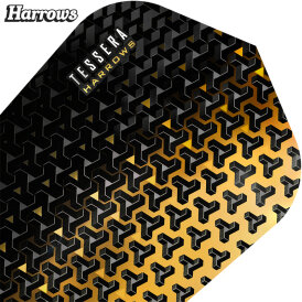 Harrows Tessera Dart Flight Dartflight speziell laminiert Gold