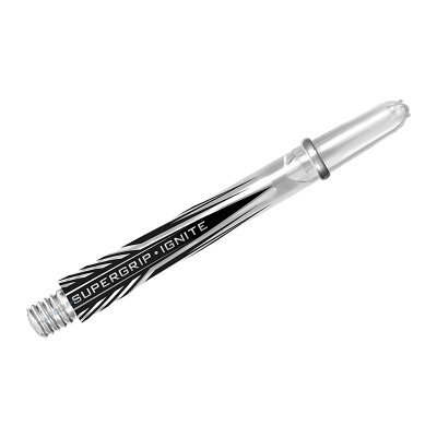 Harrows Dart Supergrip Ignite Shaft Dartshaft mit Ring M Mittel Klar