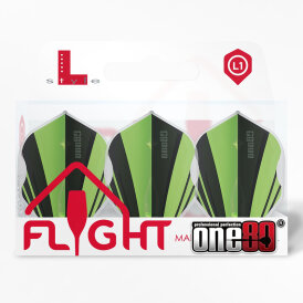 one80 Dart Dualite L-Style Champagne Dart Flights Design 2020 Grün