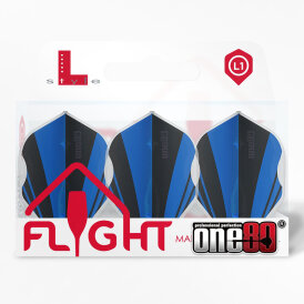 one80 Dart Dualite L-Style Champagne Dart Flights Design 2020 Blau