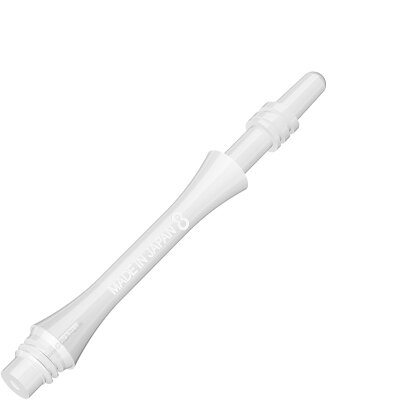 8 Flight Dart Shaft Slim Spin Design 2020 Weiß IM Intermediate