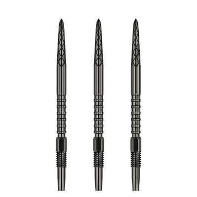 Target Steel Tip SWISS Point Dart Wechsel- Spitzen Schraubspitzen Schwarz DS Point 30 mm