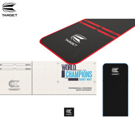Target World Champions Dartmatte Dartteppich Rand blau