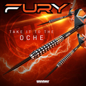 Winmau Steel Darts Fury 90% Tungsten Steeltip Dart Steeldart 22 g