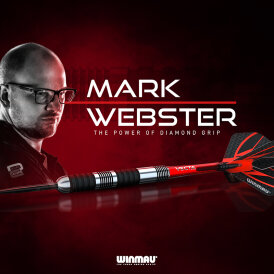Winmau Steel Darts Mark Webster Steeltip Dart Steeldart 90% Tungsten 23 g