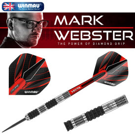 Winmau Steel Darts Mark Webster Steeltip Dart Steeldart 90% Tungsten 23 g