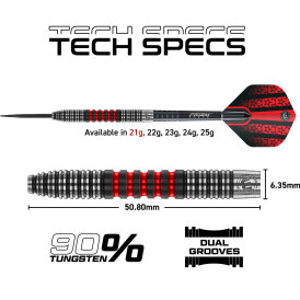 Winmau Steel Darts Joe Cullen 90% Tungsten Steeltip Dart Steeldart 21 g