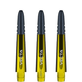 Winmau Vecta Shaft Composite mit leichtem aluminiumlegierten Top Gelb S Kurz