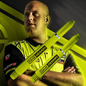 Winmau MVG Michael van Gerwen Signature Shaft Schwarz S Kurz