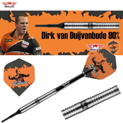 BULLS Soft Darts Dirk van Duijvenbode The Titan 90% Tungsten Softtip Darts Softdart 18 g