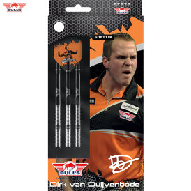 BULLS Soft Darts Dirk van Duijvenbode The Titan 90% Tungsten Softtip Darts Softdart 18 g