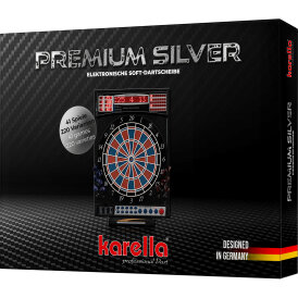 Karella Dart Dartautomat Karella Premium Silver Elektronik Dartboard Turnierausführung