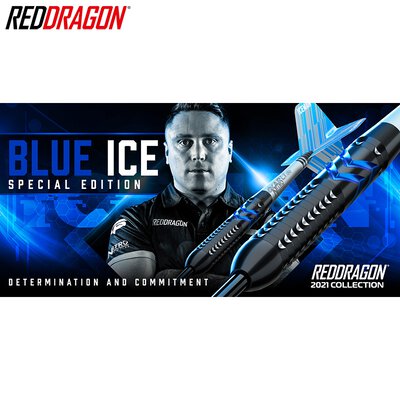Red Dragon Steel Darts Gerwyn Price Blue Ice SE Steeltip Dart Steeldart 22 g